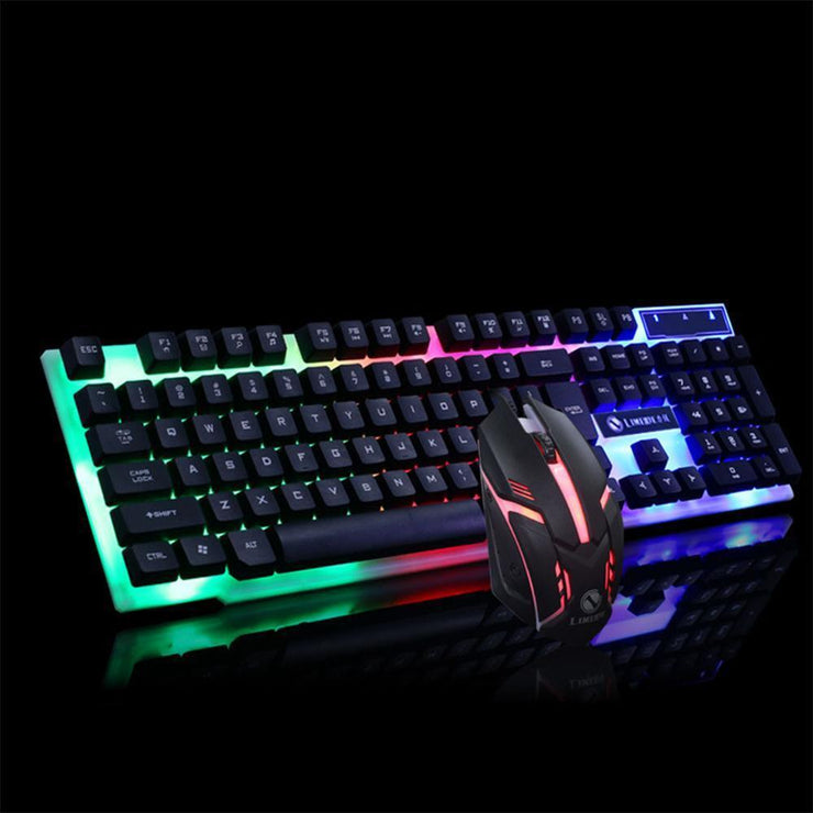 GTX300 Gaming CF LOL Gaming Tastatur Maus Glowing Set